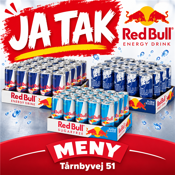 Red bull kassesalg ( 3 varianter)