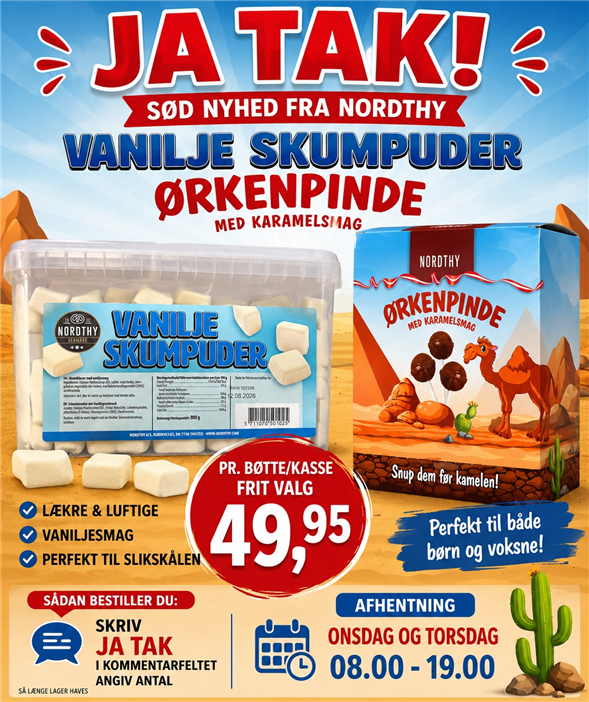 SØDE FAVORITTER FRA NORDTHY