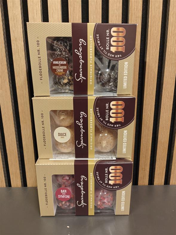 Spangsberg flødeboller ( 3 varianter)