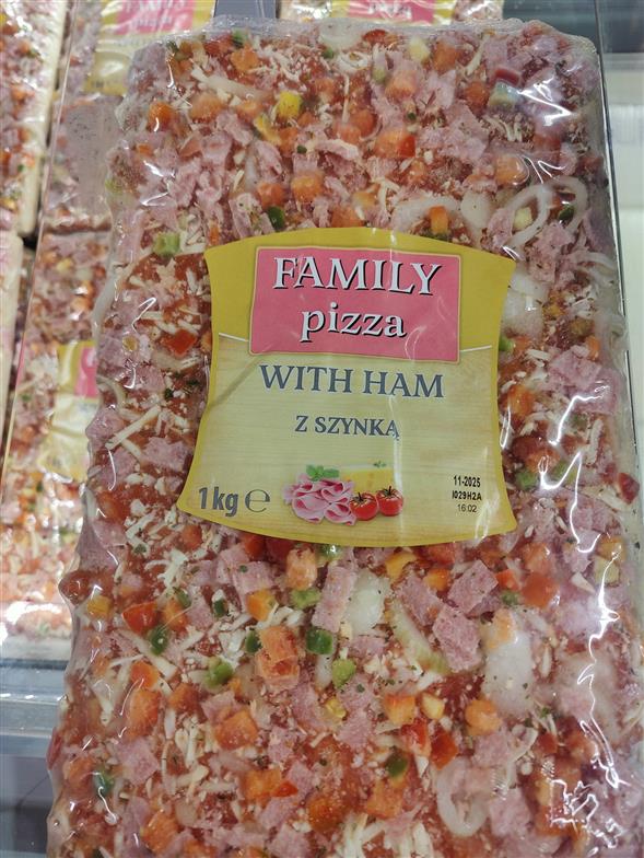 Kæmpe Pizza Family Style