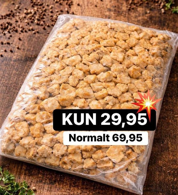 Mini kyllingestykker 1000g.