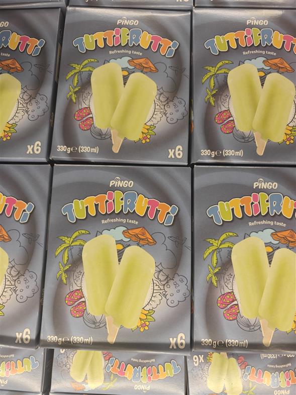 Tutti-frutti is pakke m. 6 stk.
