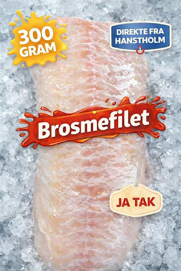 BROSMEFILET 🔥🐟 300 GRAM🔴afhentning fra onsdag kl 12