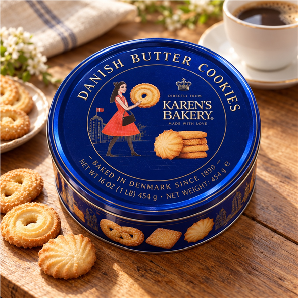 Karen’s Bakery Danish Butter Cookies