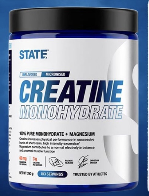STATE Creatine Monohydrate🔴forudbestilling afhentning fra onsdag kl 12🔴