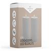 LED Udendørs bloklys 2-pak (Stockgroup)