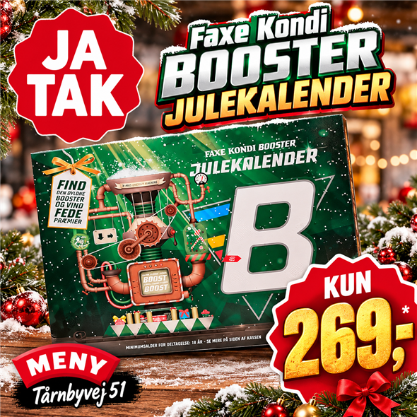 Faxe kondi Booster julekalender