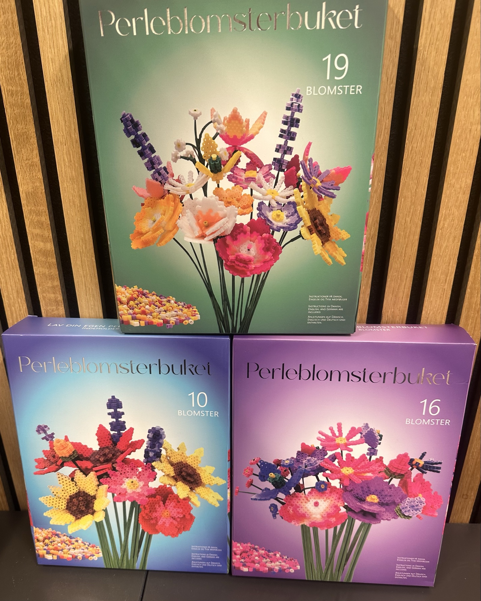 Perleblomsterbuket ( 3 varianter)