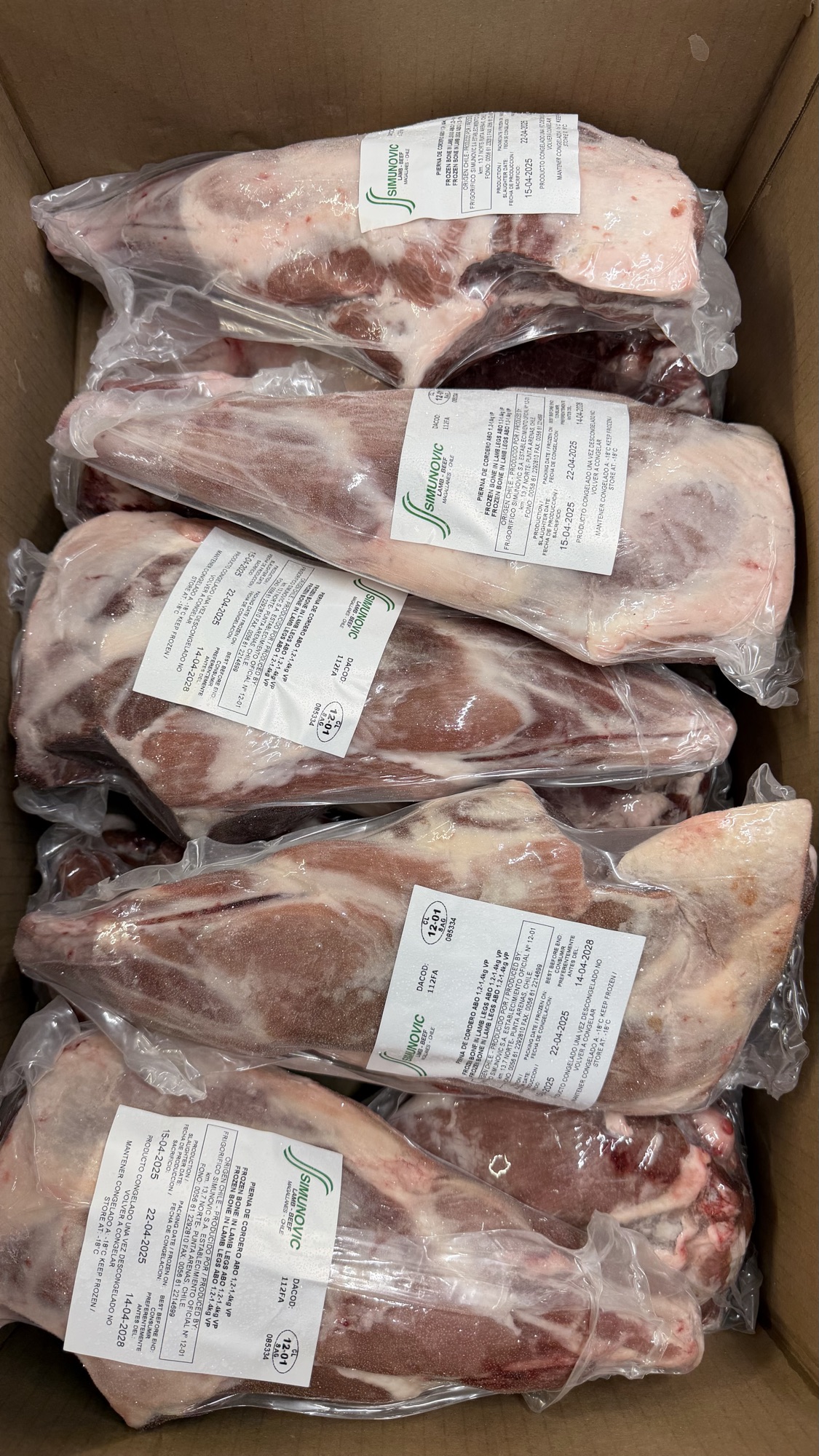 LAMMEKØLLER 1,2-1,4 kg