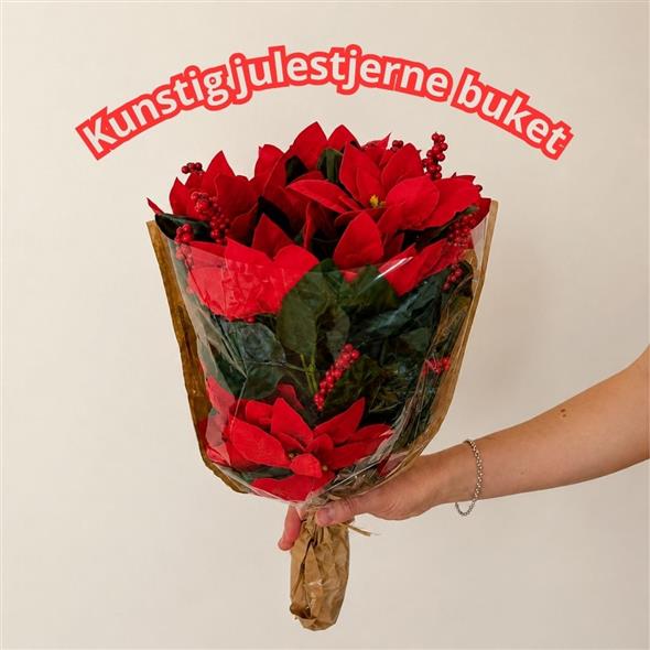 KUNSTIG JULESTJERNE 42 cm.