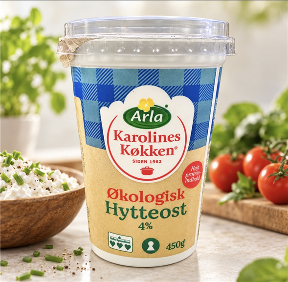 Karolines køkken økologisk hytteost