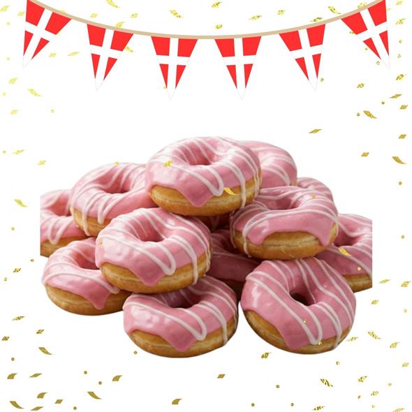 Mini Strawberry Donuts