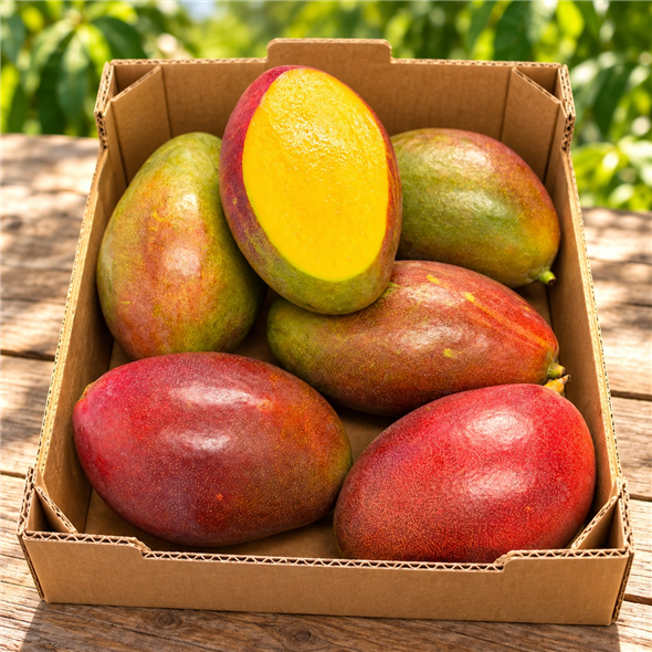 mango kasse med 6 stk