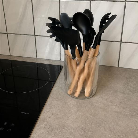 Køkkenredskaber i Silikone & Træ