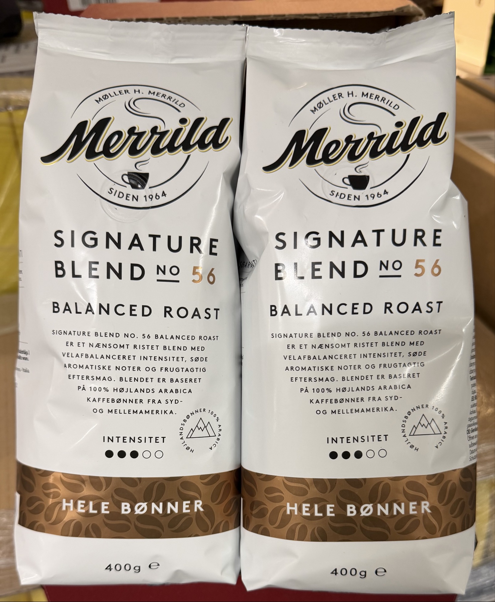 Merrild Signature Blend No. 56 Hele bønner – 400g