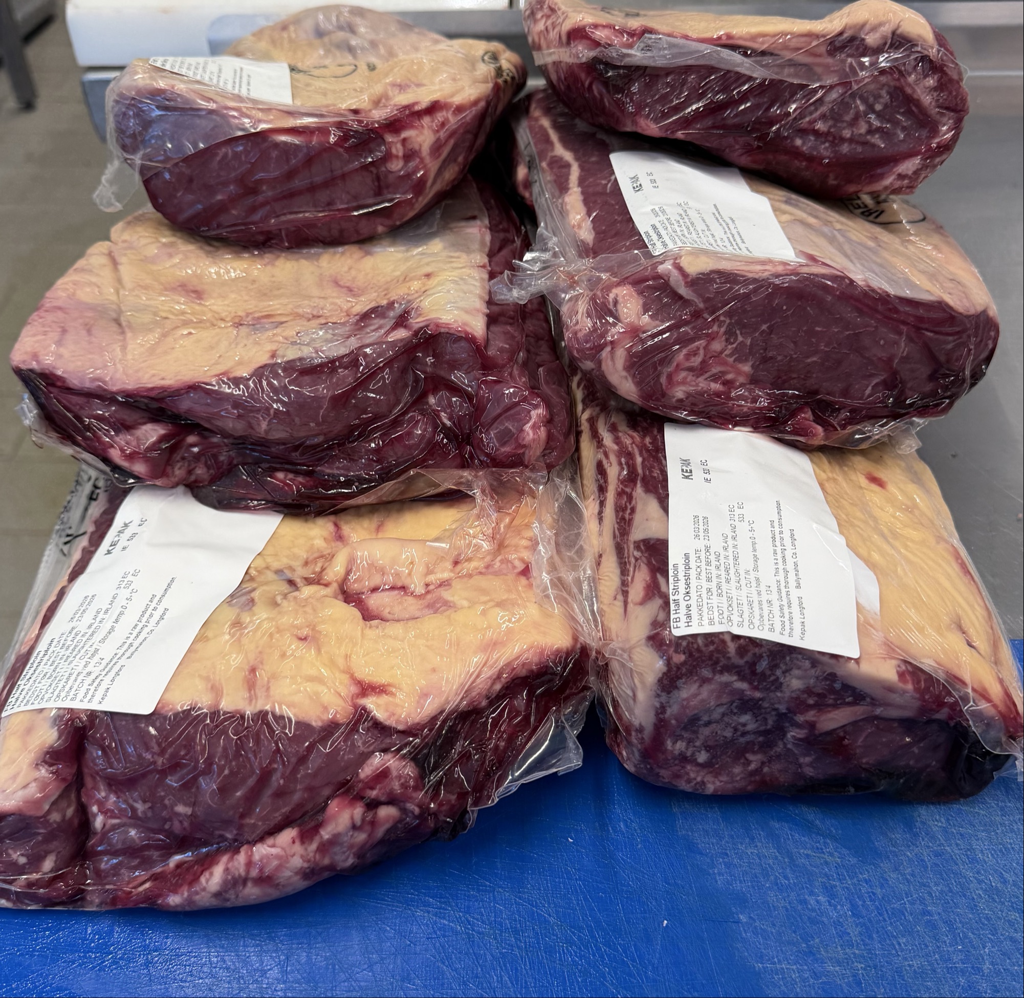 1/2 oksefilet. - afhentning i kiosken