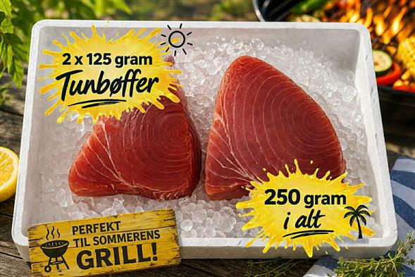 TUNBØFFER 2 x 125 gram🔴Afhentning fra onsdag kl 12