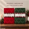 Juledug 2 farver 140x240cm - Stockgroup