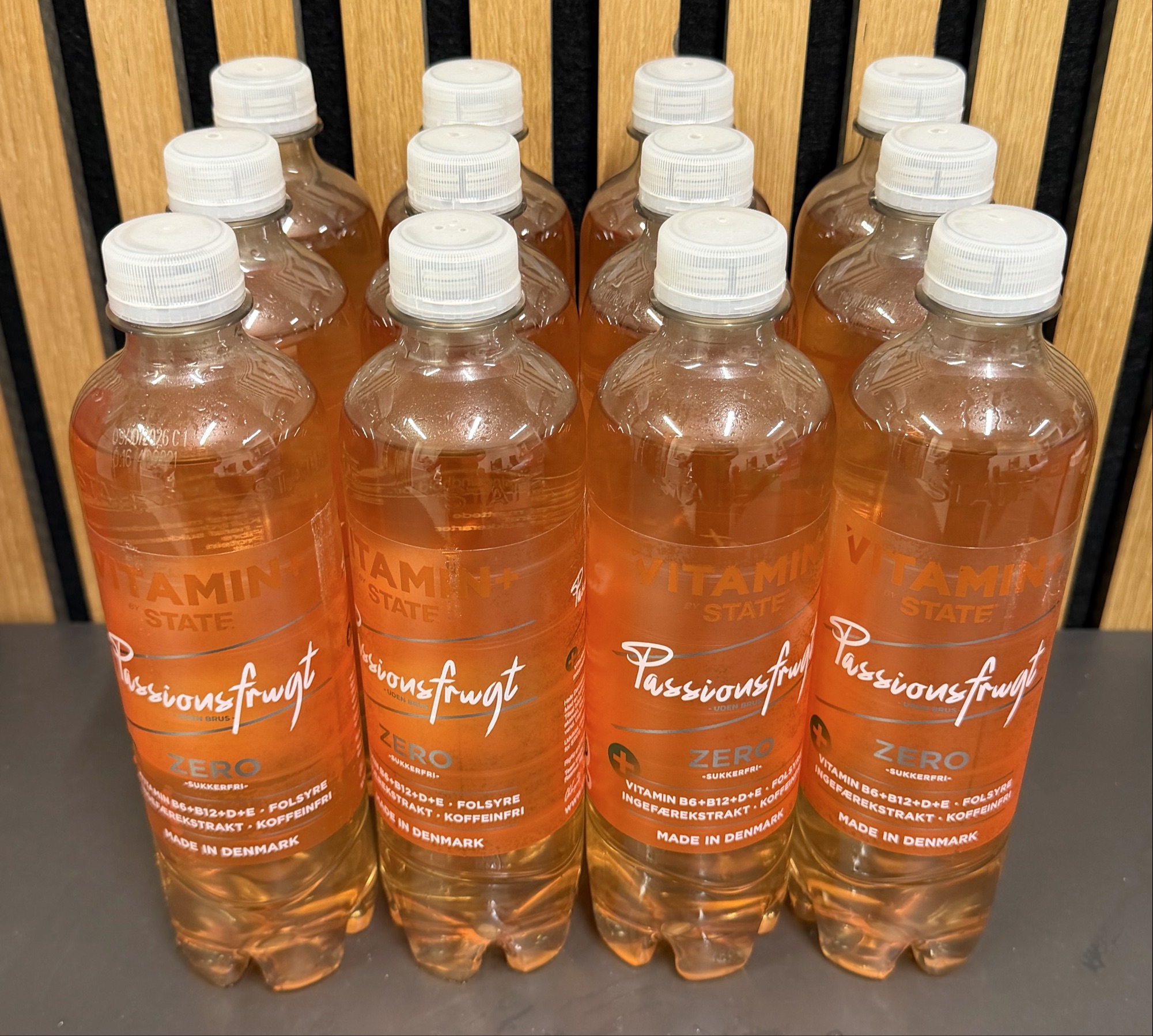 Vitamin Well State Passionfruit Zero kasse med 12 stk