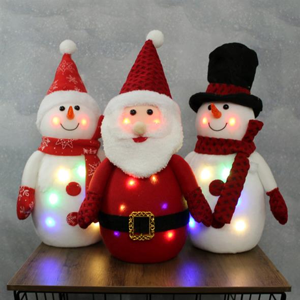 Julefigurer med LED lys