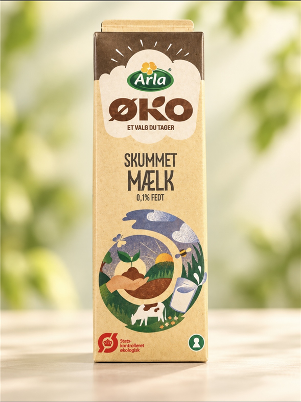 Økologisk skummemælk