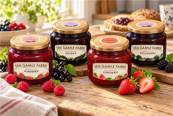 DEN GAMLE FABRIK MARMELADE 600 GRAM