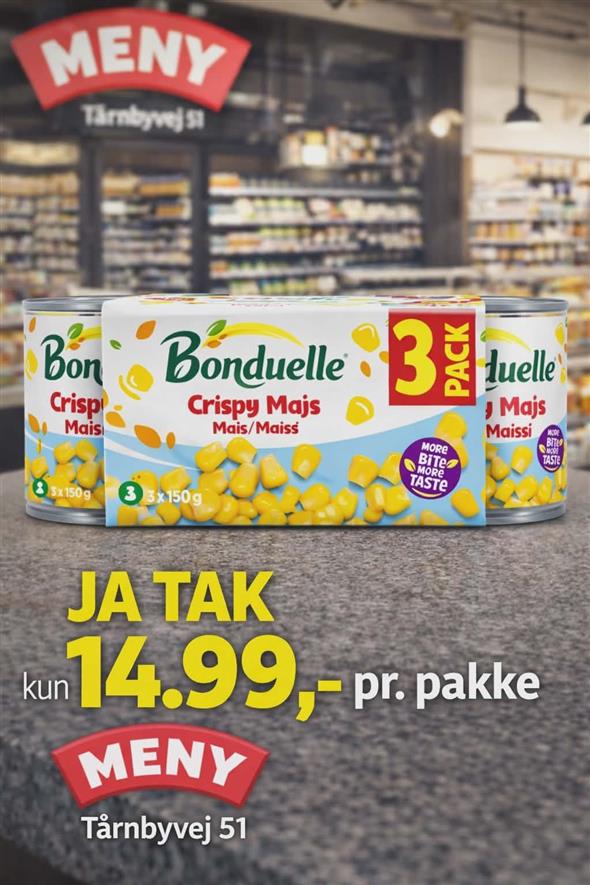 Bonduelle Crispy Majs 🌽 👉 3-pak