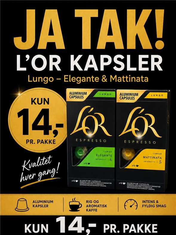 L’or kapsler
