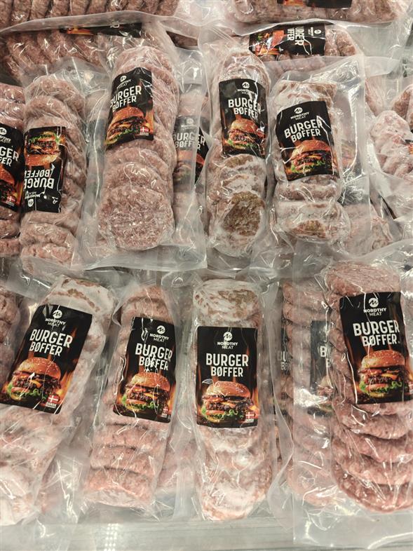 Burgerbøffer 10 x 100g.