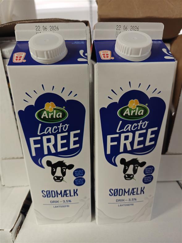 1 liter Laktosefri SØDMÆLK