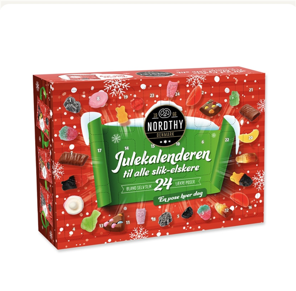 NORDTHY SLIKJULEKALENDER – DEN RØDE