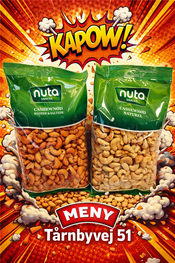 Cashewnødder 700g. ( 2 varianter)