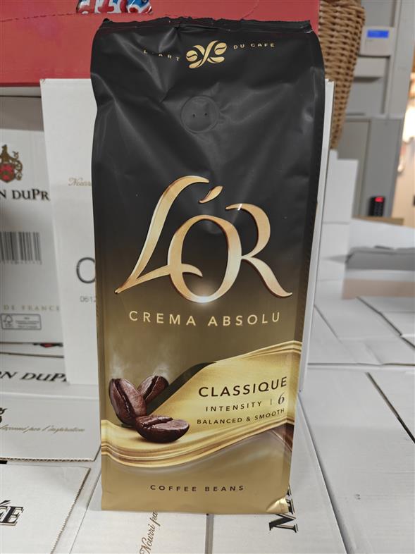 Lo'r crema kaffebønner 1kg.