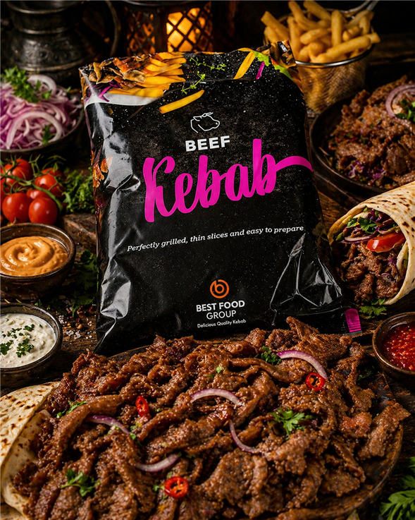 2000g. Oksekøds kebab