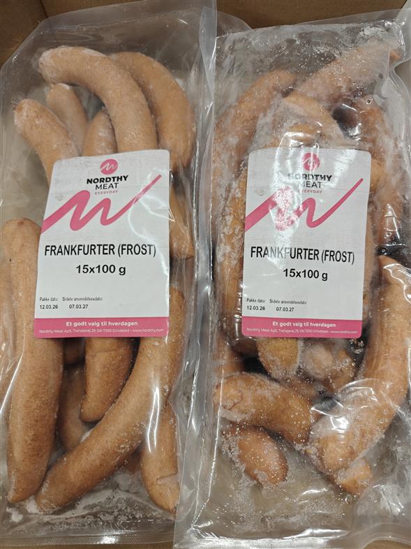 Frankfurter 15 x 100 gram
