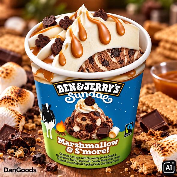 Ben & Berry's Marshmallow & S'more