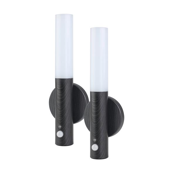 Bærbar sensorlampe 2-pak SORT