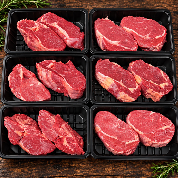 XL RIBEYEBØFFER BAKKE 2 stk