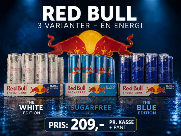Red bull (3 varianter)